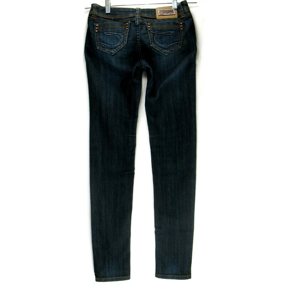 Clash Jeans - Skinny Slim - Dark Wash - Embellished - Women's Size 1 (tag)